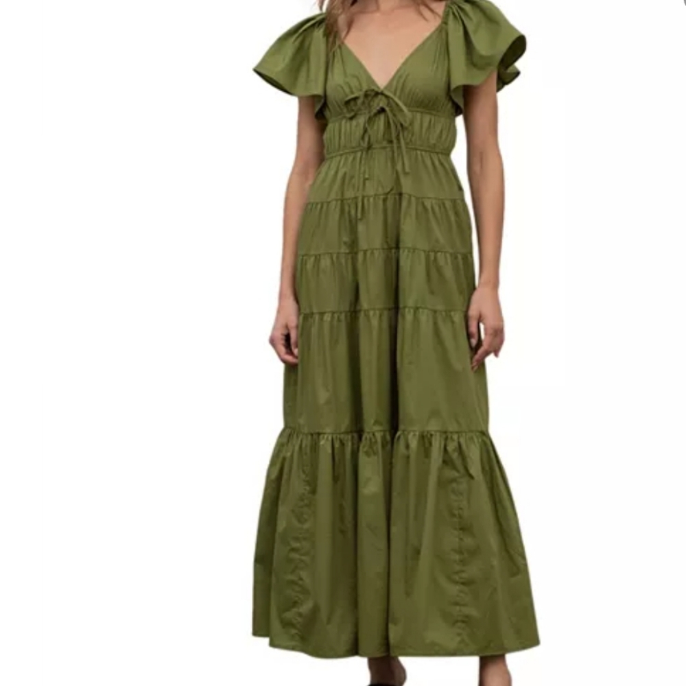 Moon River Tiered Maxi Dress